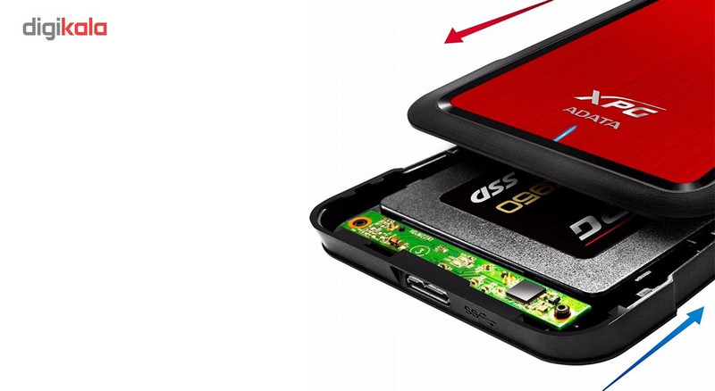 باکس تبدیل SATA به USB 3.1 ای دیتا مدل EX500 3