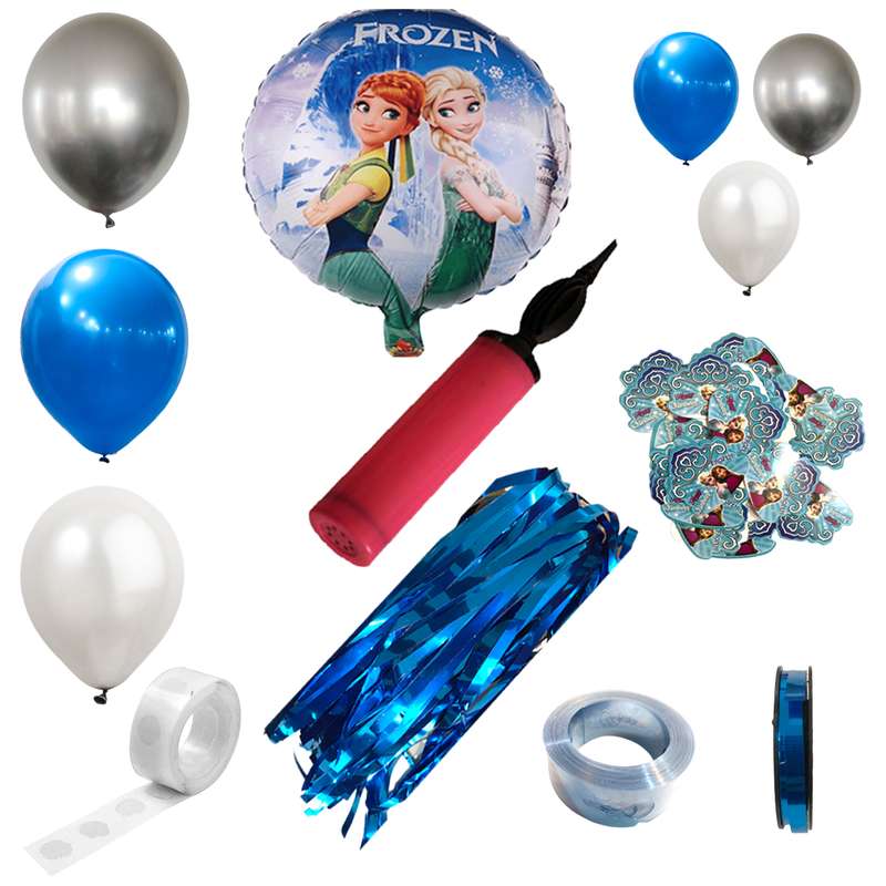 پک بادکنک ارایی مسترتم طرح انا و السا پلاس بسته 52 عددی