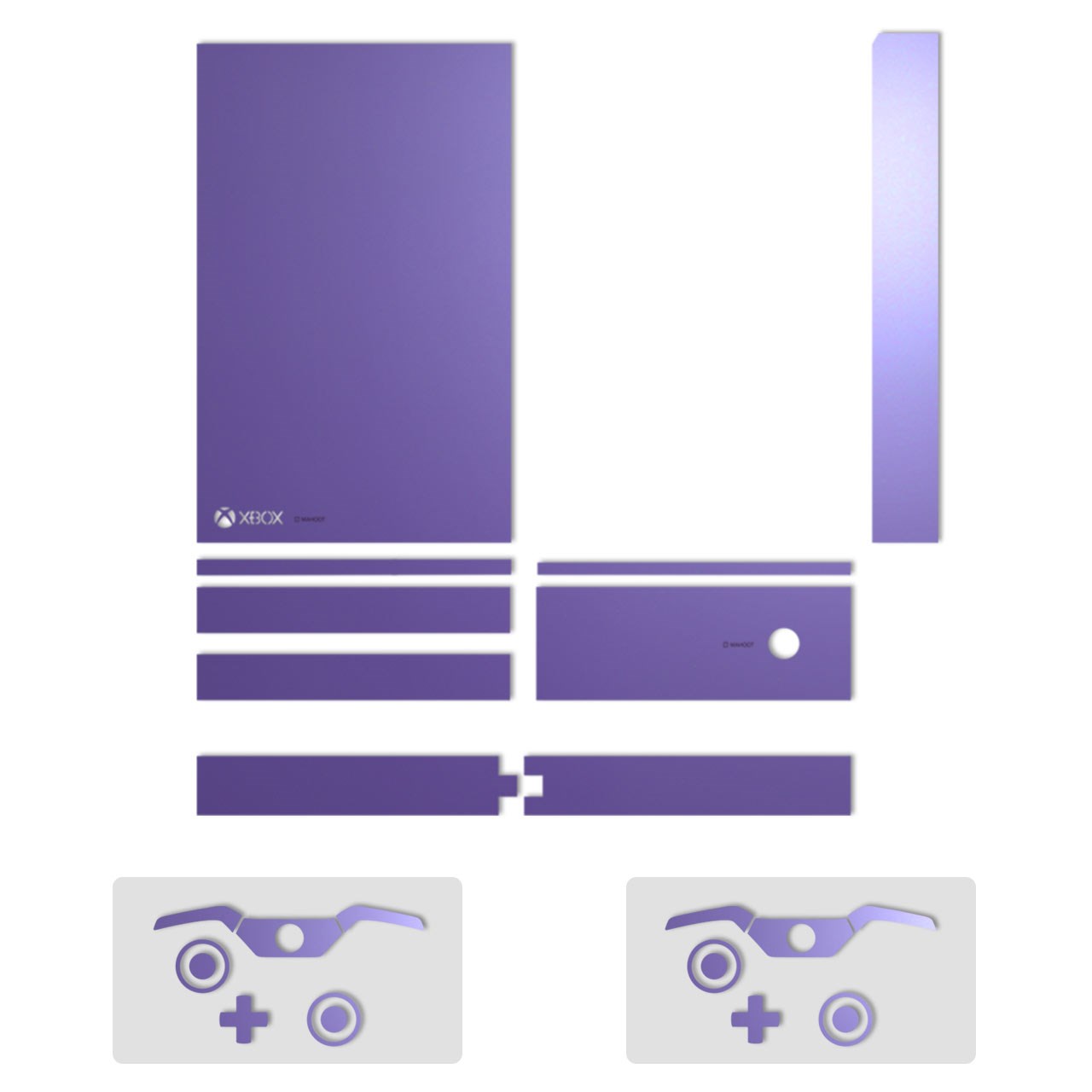 برچسب ماهوت مدل Purple Color Special  مناسب برای کنسول بازی Xbox One