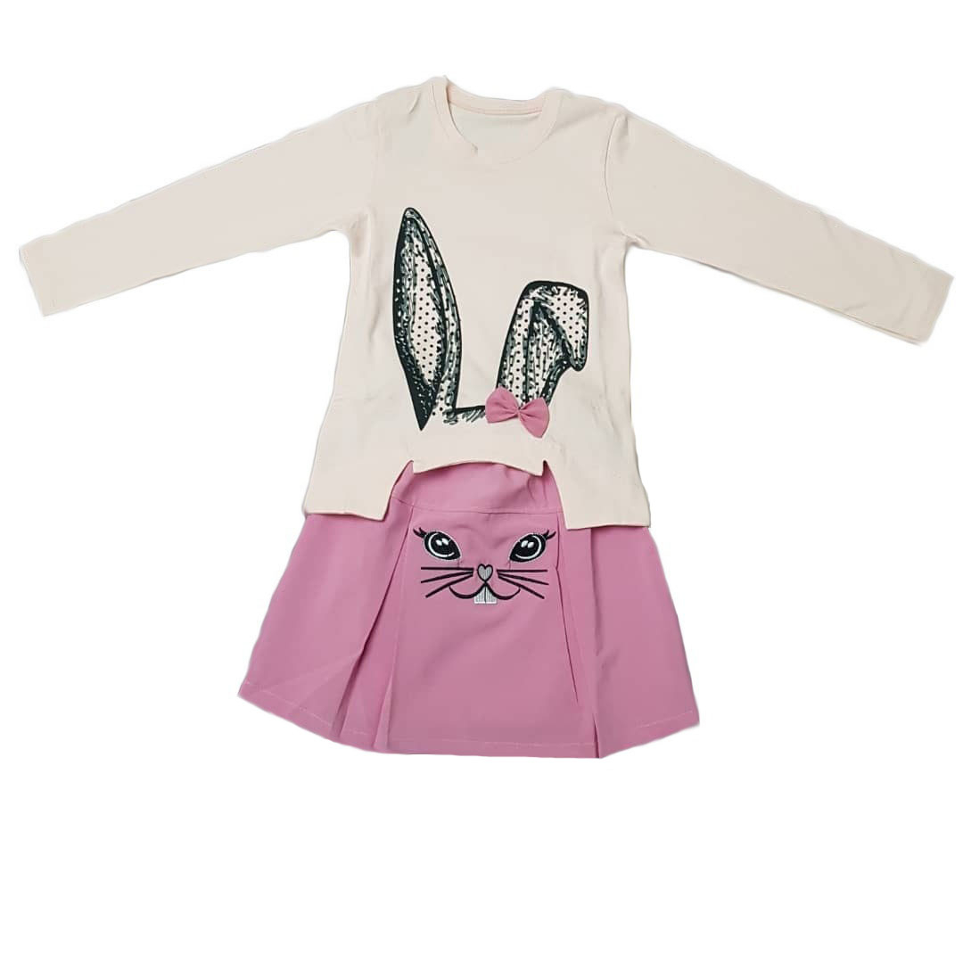 ست بلوز و دامن دخترانه مدل 1009