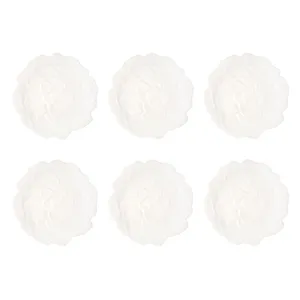 بشقاب غذاخوری مدل مایاهوم طرح گل کد 1008 بسته 6 عددی