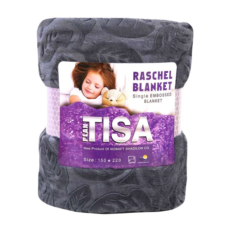 پتو مسافرتی تیسا مدل برگی سایز 220x150 سانتی متر