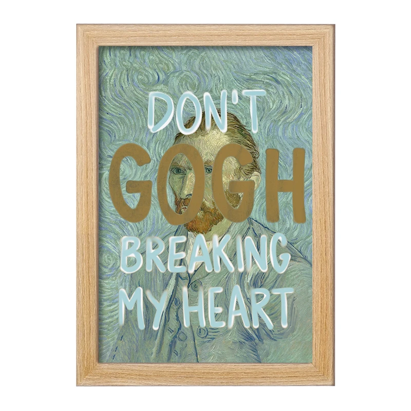 تابلو خندالو مدل ونسان ونگوگ کد F163