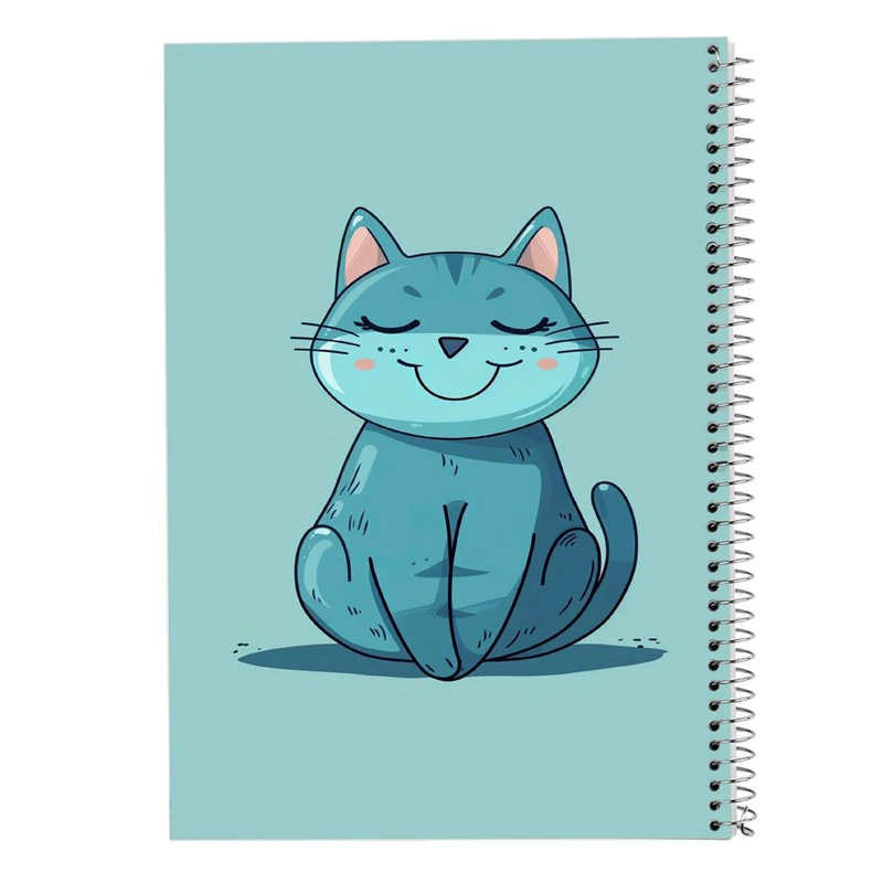 دفتر شطرنجی 50 برگ مدوپد طرح سگ و گربه کد DF17229