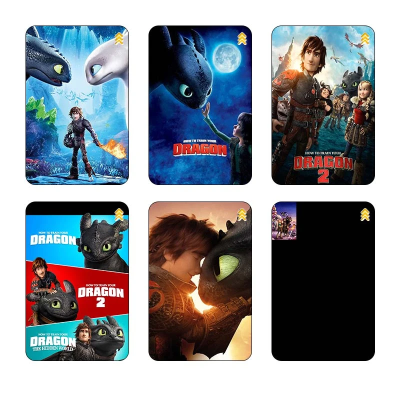 استيکر کارت کارنيکا طرح چگونه اژدهای خود را تربیت کنیم How to Train Your Dragon کد 49821 مجموعه 6 عددی