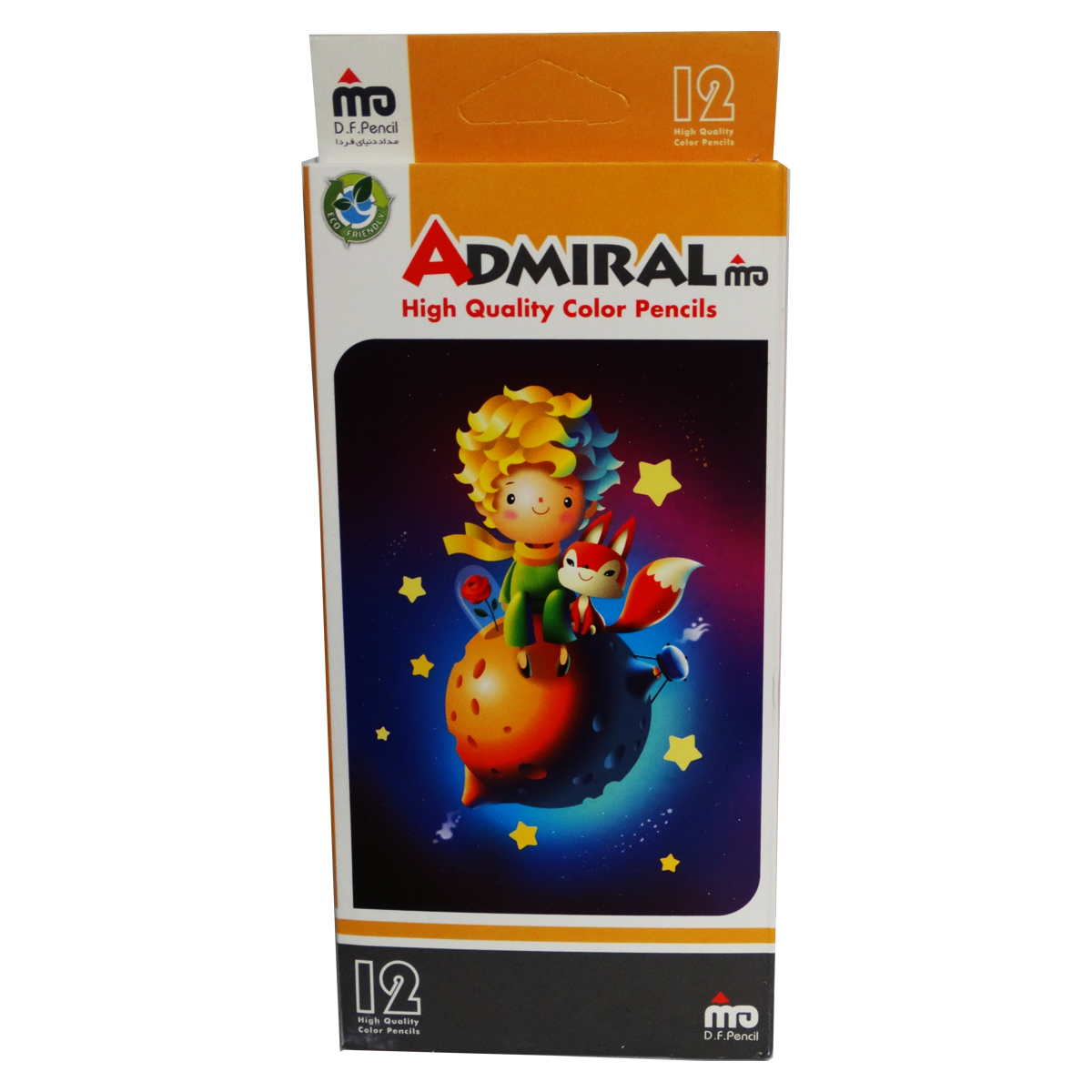 مداد رنگی 12 رنگ آدمیرال کد 015