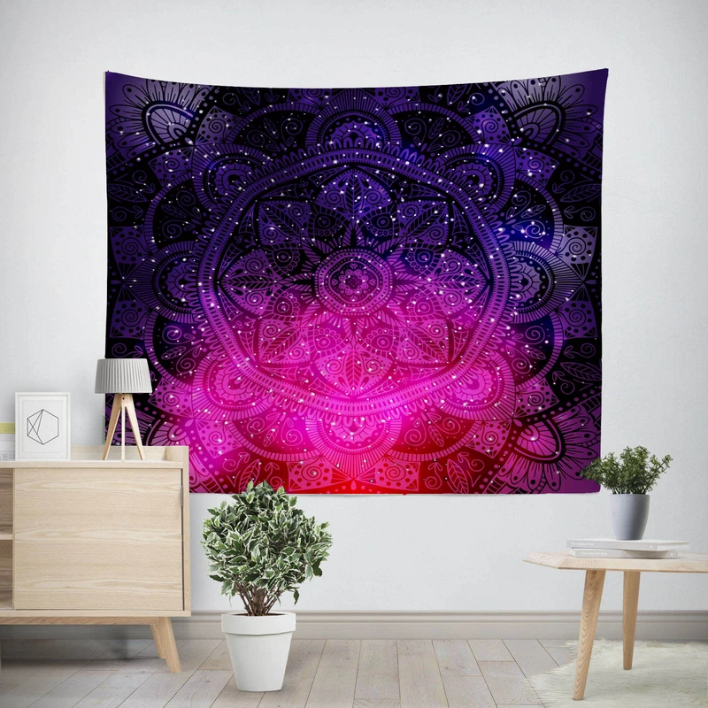 پوستر مدل پارچه ای پرینتینگ لند طرح تپستری Mandala کد M20