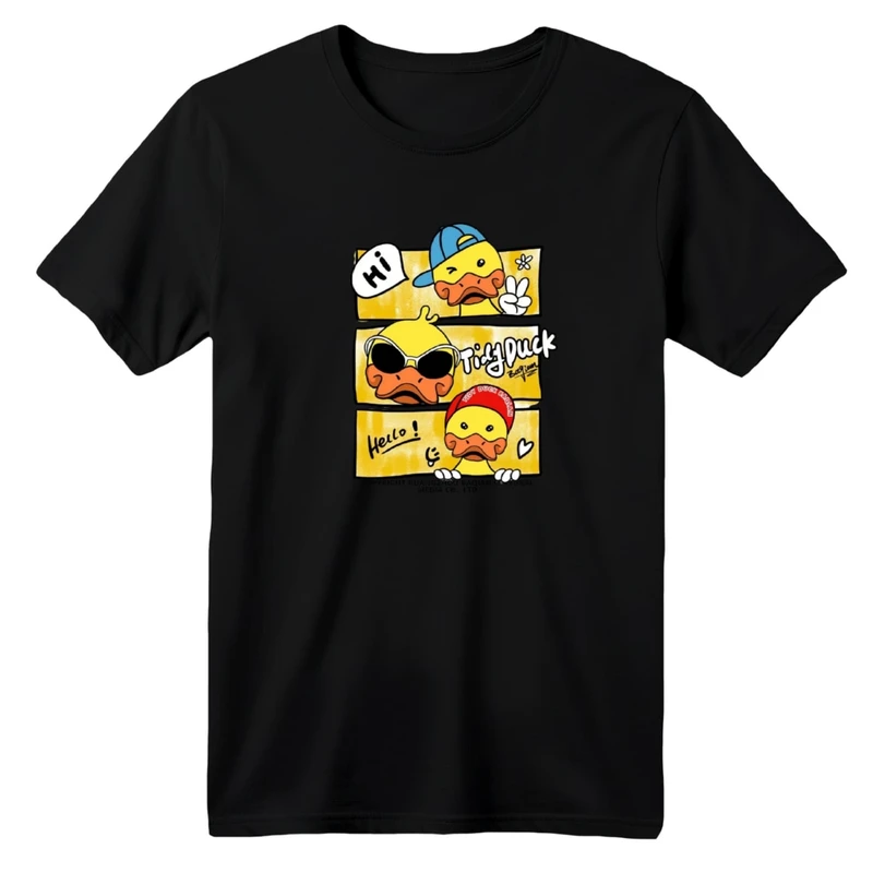 تی شرت آستین کوتاه بچگانه مدل اردک های خوشحال