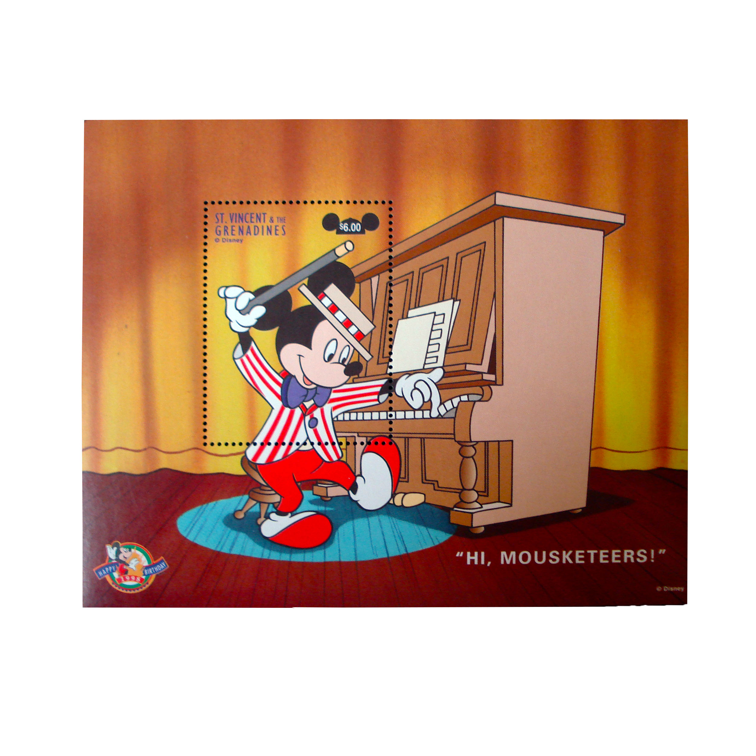 تمبر یادگاری طرح کارتونی مدل میکی موس کد toon-704