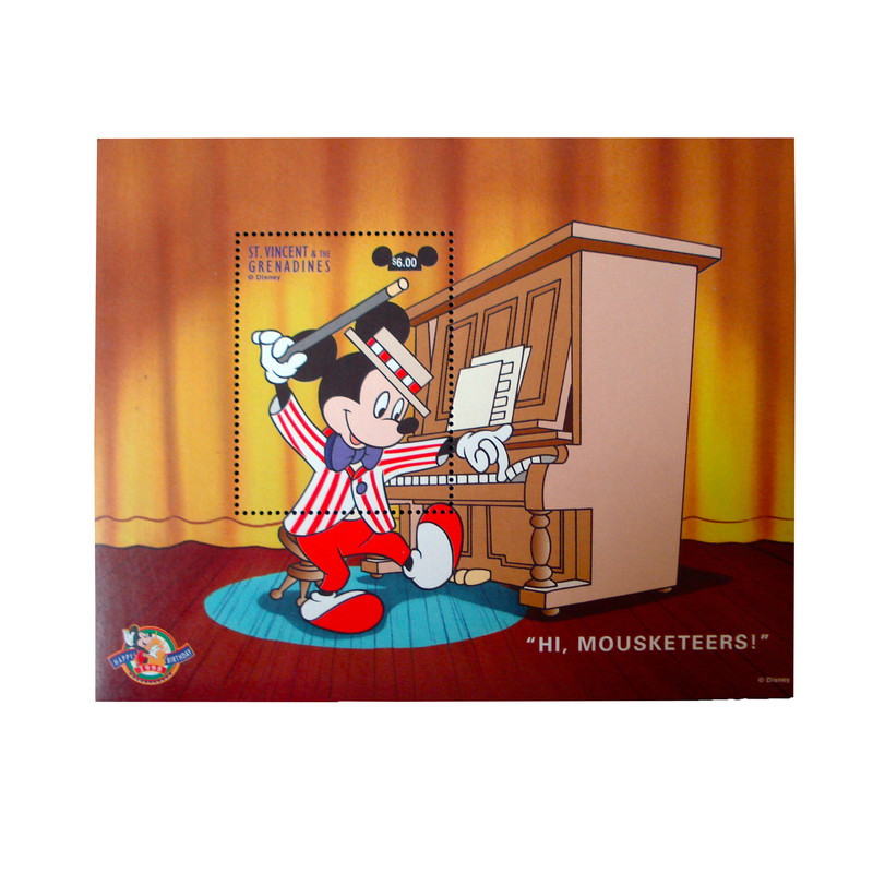 تمبر یادگاری طرح کارتونی مدل میکی موس کد toon-704