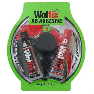 چسب دو قلو فولاد ولفیکس کد WMA وزن 16 گرم