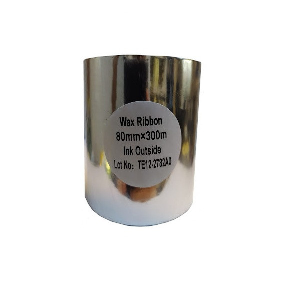 ریبون پرینتر لیبل زن مدل Wax Ribbon 80mm x 300m