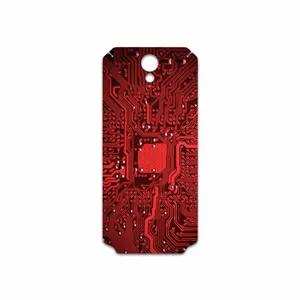 MAHOOT Red Printed Circuit Board Cover Sticker for HTC Desire 620