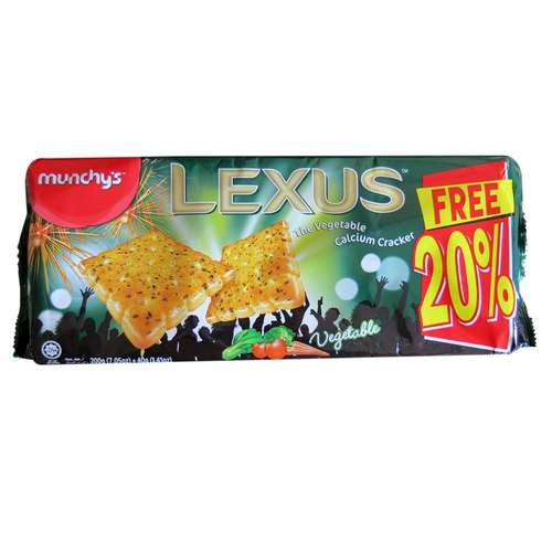 کراکر سبزیجات لکسوز - 480 گرم بسته 12 عددی