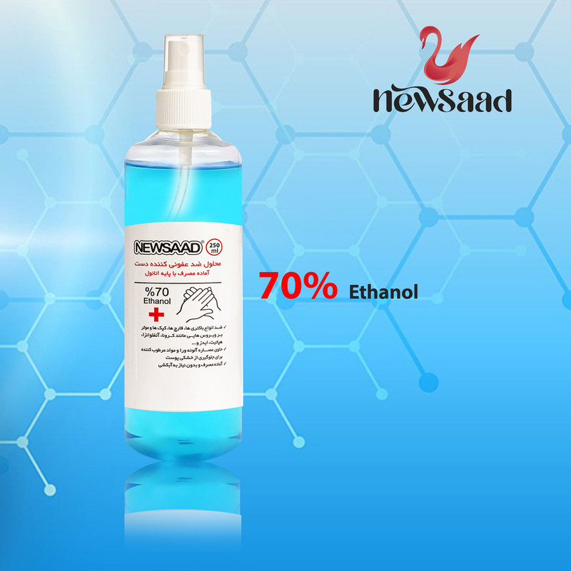 محلول ضدعفونی کننده نیوساد مدل Antiseptic حجم 250 میلی لیتر مجموعه 2 عددی