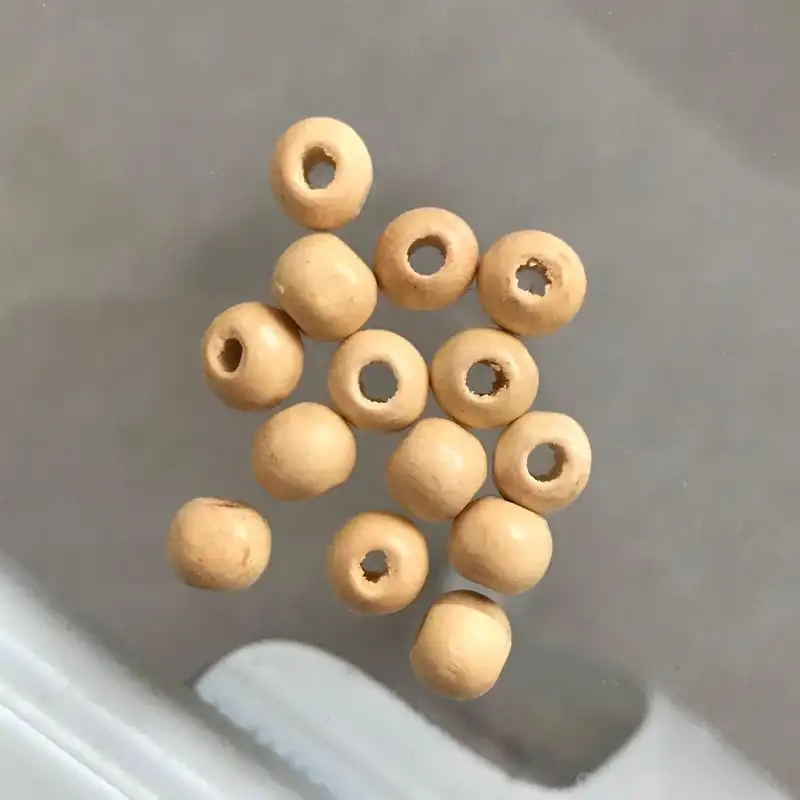 مهره دستبند مدل چوبی کد 350 بسته 440 عددی