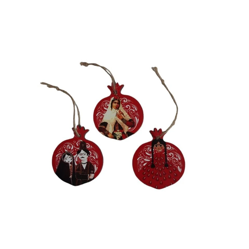 گیفت طرح انار یلدا فال حافظ مجموعه 3 عددی