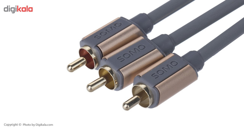 کابل 3xRCA به 3xRCA سومو مدل SR1302 طول 2 متر 1