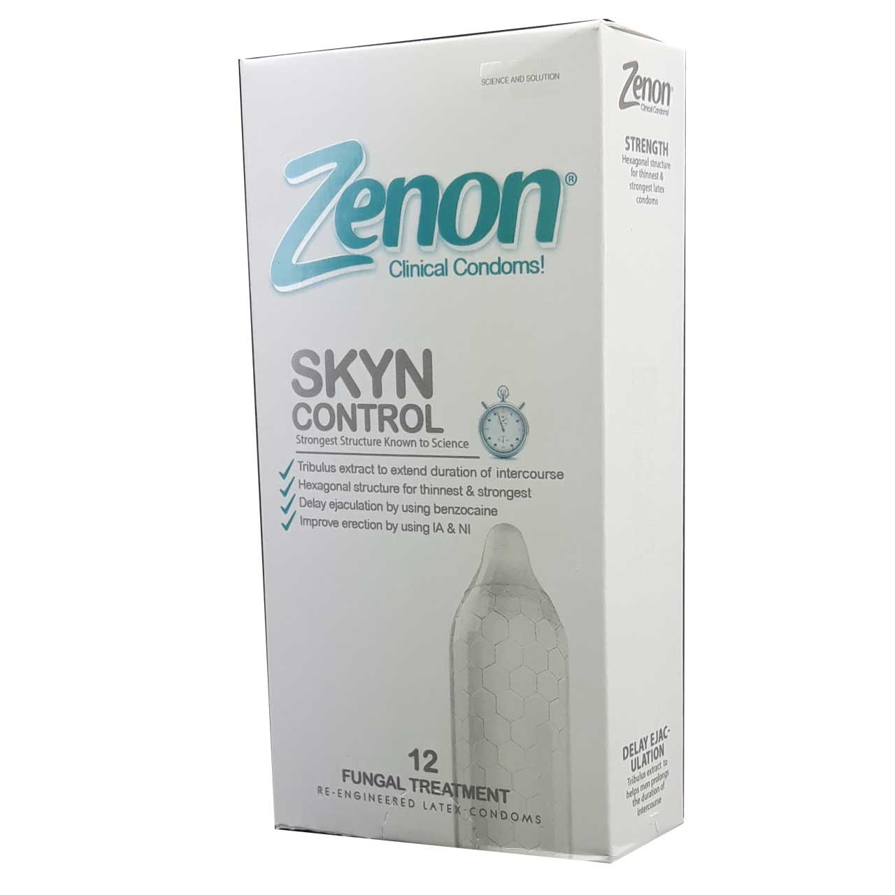 کاندوم زنون مدل Skin Control بسته 12 عددی