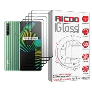 Ricoo Ricoo Glass MIX004 Screen Protector For Realme 6i Pack Of 4