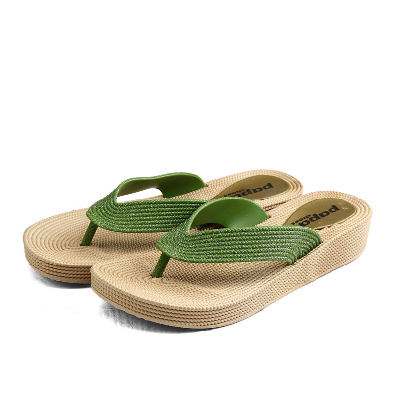 دمپایی لاانگشتی زنانه پاپا مدل ترمه پلاس کد 06