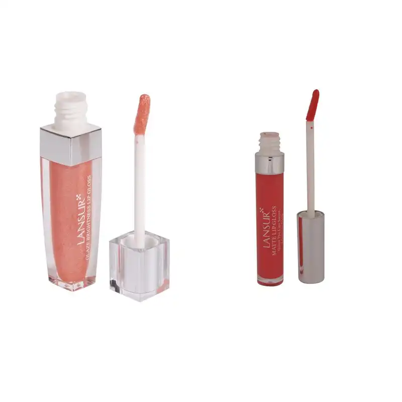 پک آرایشی استاویتا طرح 11: رژ لب مایع لنسور سری Matte شماره 16 و رژ لب مایع لنسور سری Glaze شماره 18