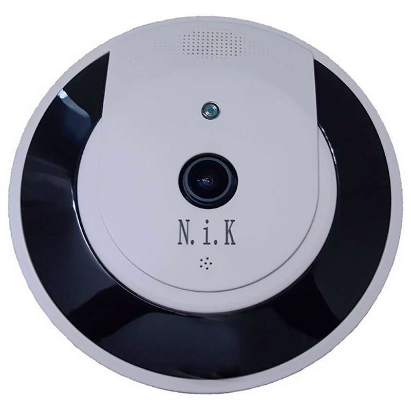 دوربین مداربسته تحت شبکه ان آی کی مدل IP Fish Eye_1.3MP