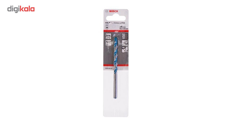 مته همه کاره بوش مدل 2608596053 سایز 6 میلی متر