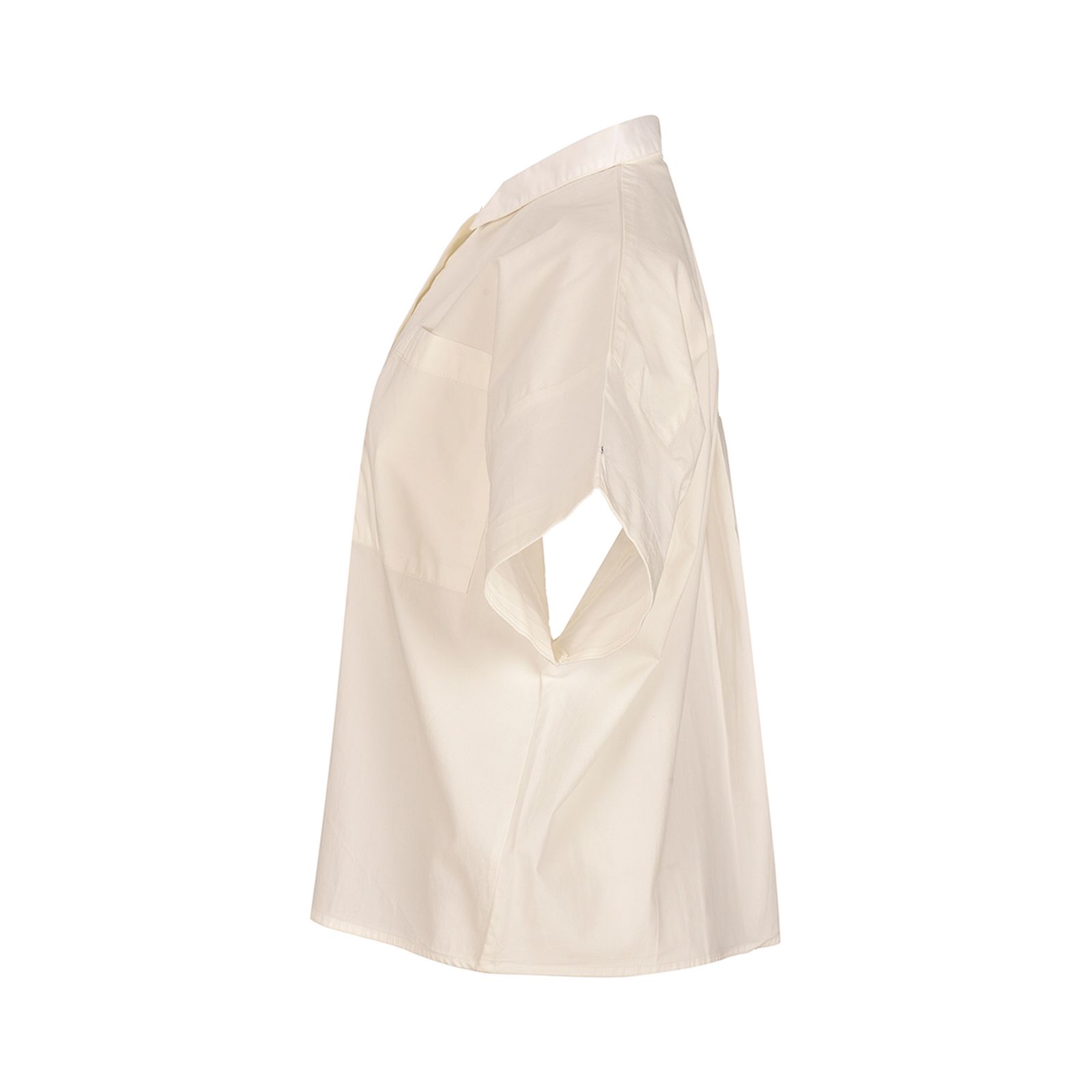 شومیز آستین کوتاه زنانه بادی اسپینر مدل 3842 کد 1 رنگ سفید -  - 2