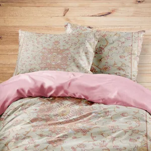 سرویس روتختی مدوپد طرح فرش تبریز مدل C-Tabriz53 یک نفره 4 تکه