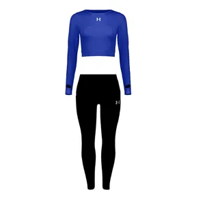 ست نیم تنه و لگینگ ورزشی زنانه مدل A-6301