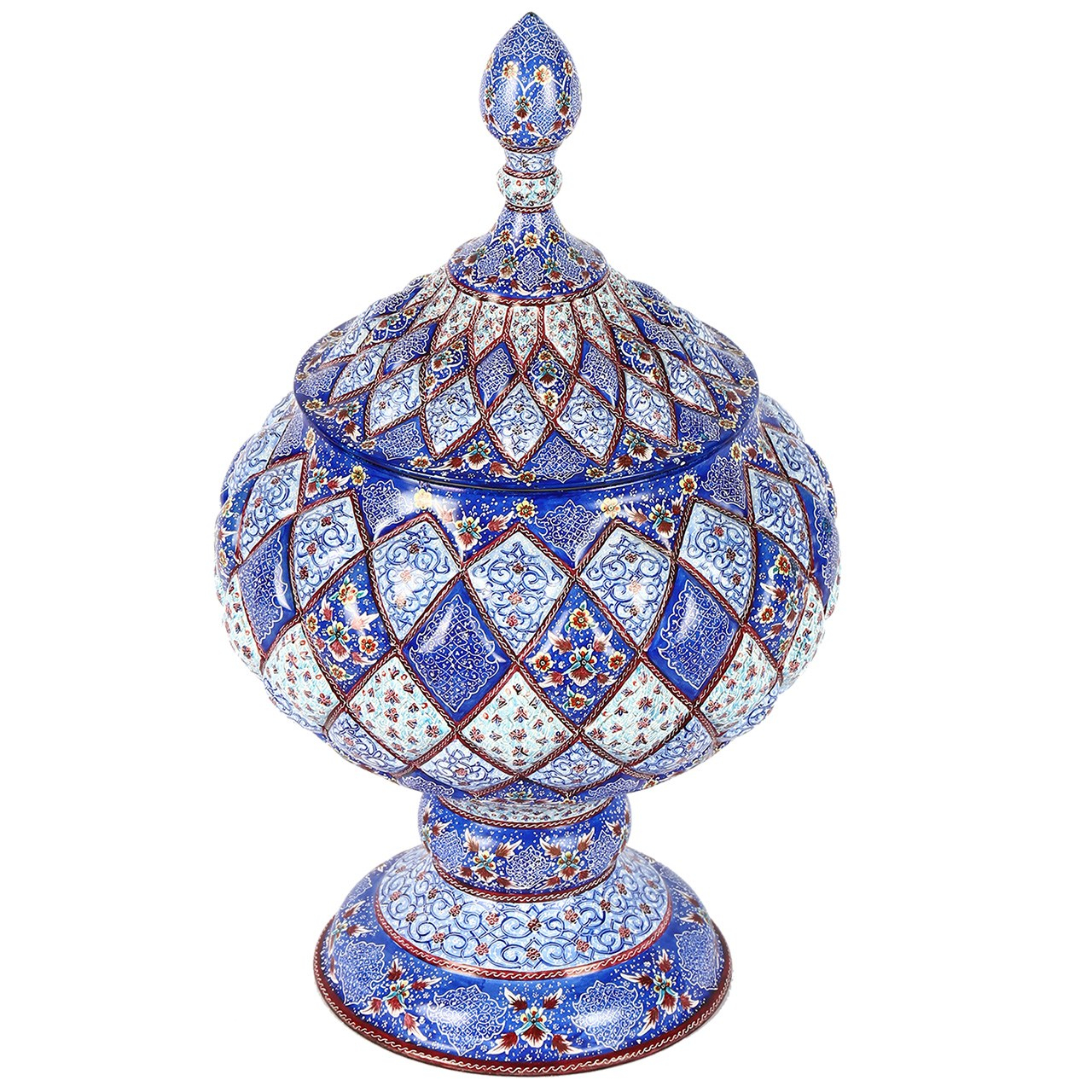 شکلات خوری مسی میناکاری گالری گوهران مدل -1101