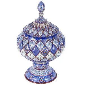 شکلات خوری مسی میناکاری گالری گوهران مدل -1101