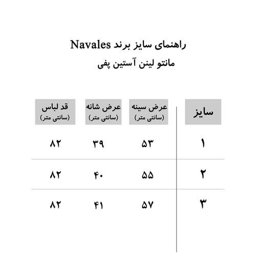 مانتو زنانه ناوالس کد SS2020-d117