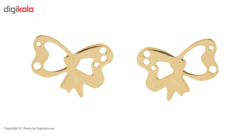 گوشواره طلا 18 عیار زنانه ماهک مدل ME0701 - 2
