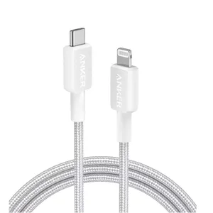 کابل تبدیل USB-C به لایتنینگ انکر مدل A81B5 طول 0.9 متر