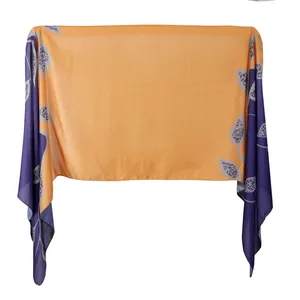 شال زنانه مدل برگ S6100