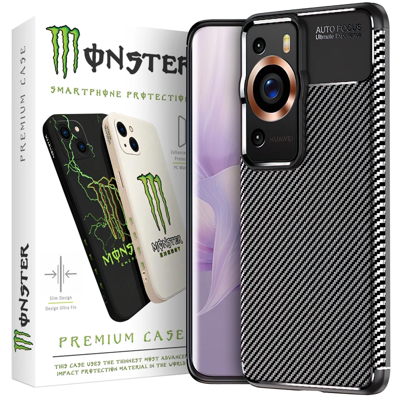 کاور مانستر مدل Carbon مناسب برای گوشی موبایل هوآوی P60 Pro