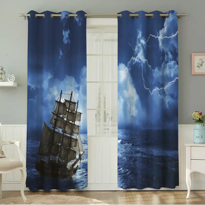 پرده نیروانا طرح مدرن   مدل مخمل کد 5076سایز 140×280 سانتی متر