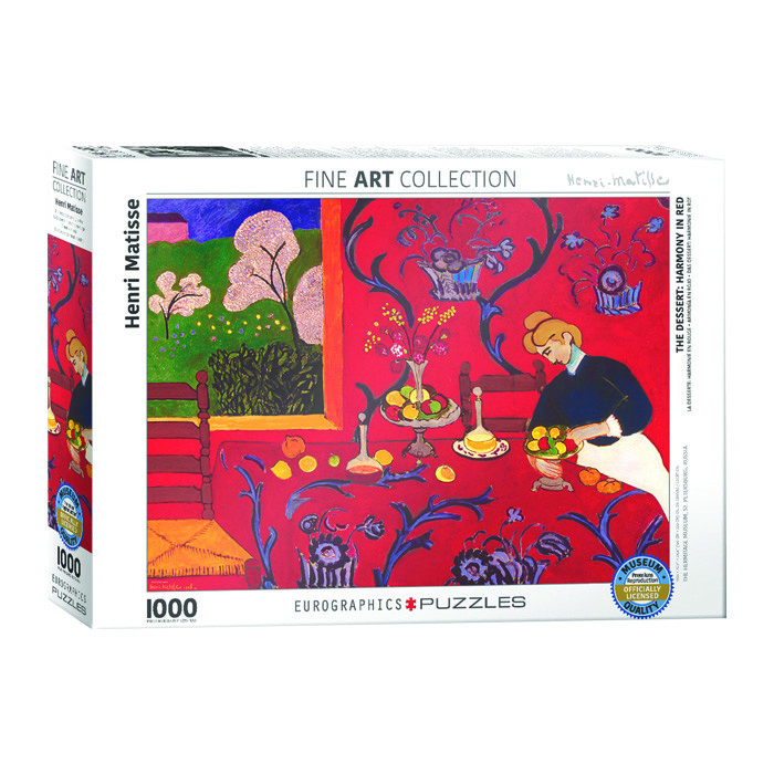 پازل 1000 تکه یوروگرافیکس پازلز طرح Harmony in Red كد 60005610 