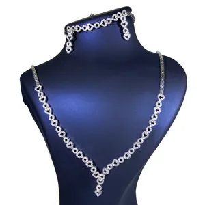 ست نقره روناک مدل HS002