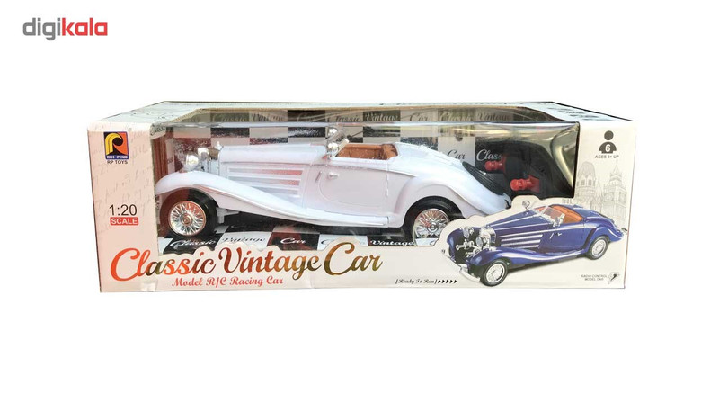 ماشین بازی کنترلی کلاسیک وینتیج کار مدل Mercedes Benz 500k 1935
