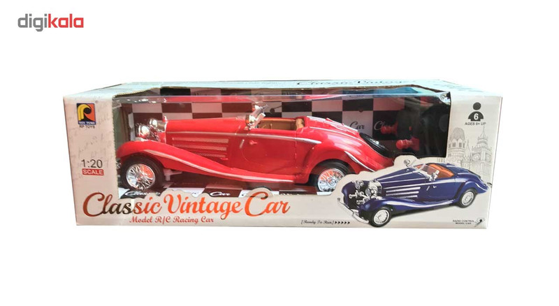 ماشین بازی کنترلی کلاسیک وینتیج کار مدل Mercedes Benz 500k 1935