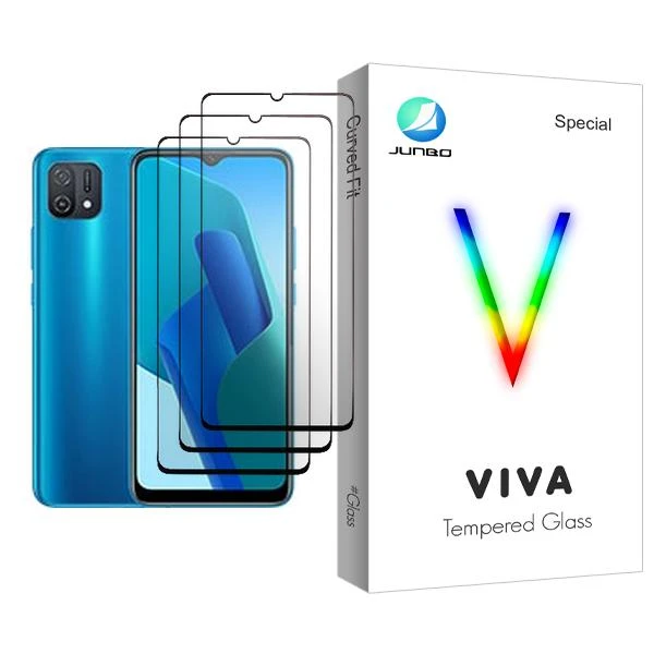 محافظ صفحه نمایش جانبو مدل Viva Glass MIX003 مناسب برای گوشی موبایل اوپو A16K بسته سه عددی