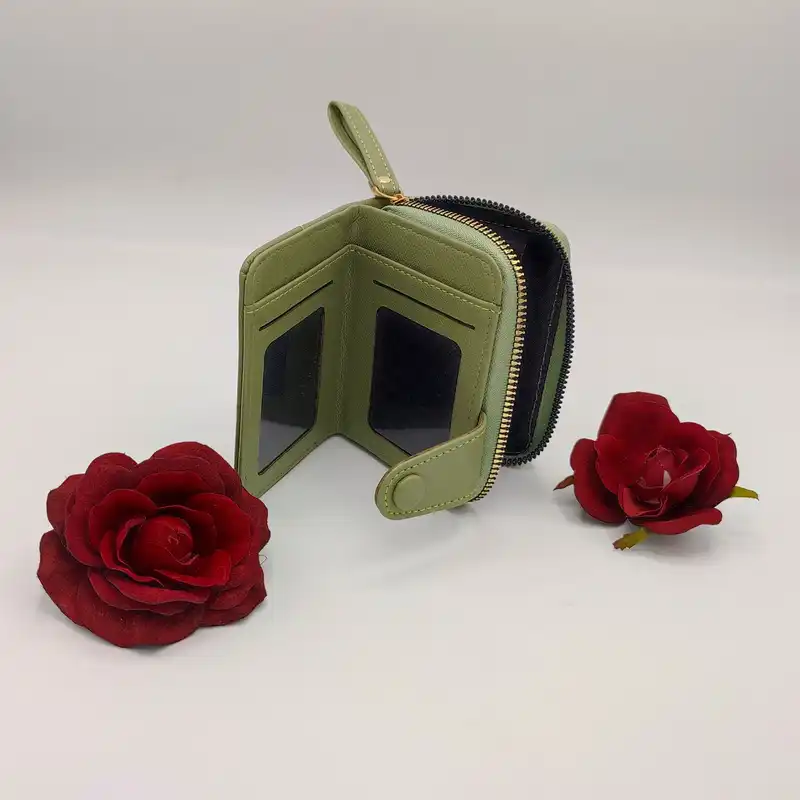 کیف پول زنانه مدل بندار پشت جاکارت کد44