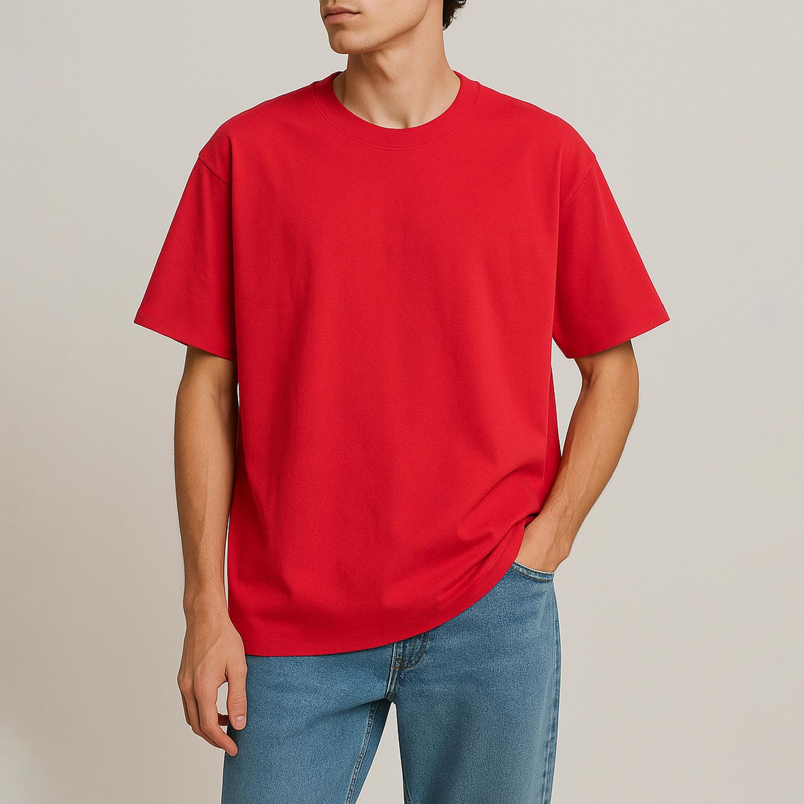 تی شرت اورسایز  آستین کوتاه مردانه هومنیتی مدل WYMTS0079 -  - 1