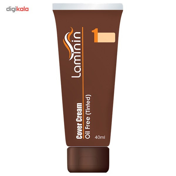 کرم پوشاننده رنگی شماره یک (متوسط) فاقد چربی لامینین 40ml
