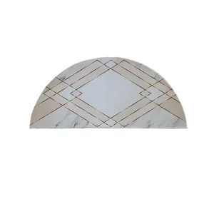 پادری مدل نیم دایره طرح سنگ کد 8597 سایز 90×45 سانتی متر