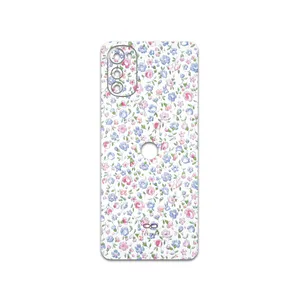 MAHOOT Painted-Flowers Cover Sticker for Motorola Moto E32s