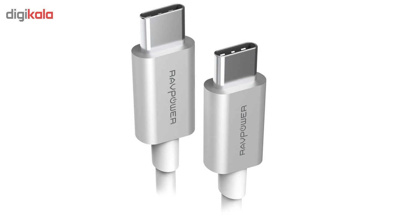 کابل USB-C به USB-C راو پاور مدل RP-TPC001 طول 2 متر